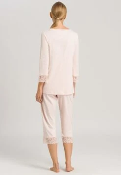 Hanro -Hanro moments crop pajama chrystal pink 077928 1