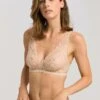Moments Lace Soft Bra Beige (071465) 2 Moments Lace Soft Bra Beige (071465) -Hanro moments lace soft bra beige 071465