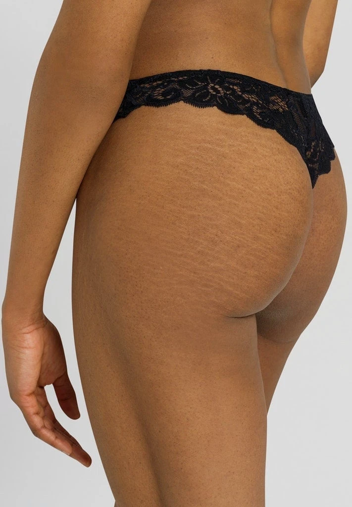 Moments Lace Thong Black (071507) 4 Moments Lace Thong Black (071507) - Afbeelding 2