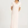 Moments Long Nightdress Chrystal Pink (077933) -Hanro moments long nightdress chrystal pink 077933