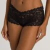 Moments Maxi Brief Lace Black (071447) -Hanro moments maxi brief lace black 071447