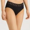 Moments Midi Brief Black (071482) -Hanro moments midi brief black 071482