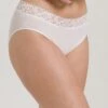 Moments Midi Brief White (071482) -Hanro moments midi brief white 071482