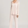 Moments Pajama Chrystal Pink (077932) -Hanro moments pajama chrystal pink 077932