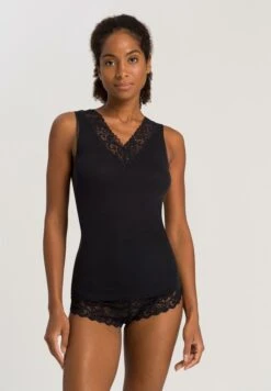 Moments Sleeveless V-Neck Top Black (071486)