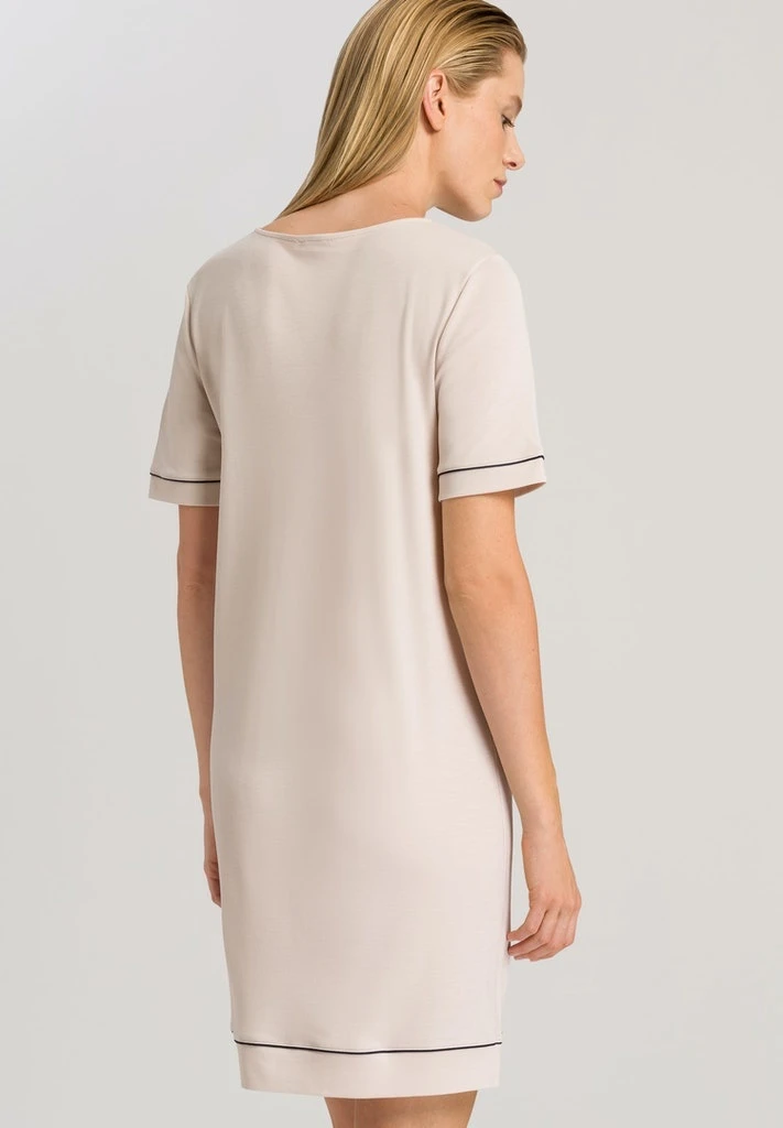 Natural Comfort Short Sleeve Nightdress Almond (077963) 4 Natural Comfort Short Sleeve Nightdress Almond (077963) - Afbeelding 2