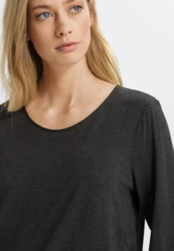 Natural Elegance Long Sleeve Caviar (076236) -Hanro natural elegance long sleeve caviar 076236 2