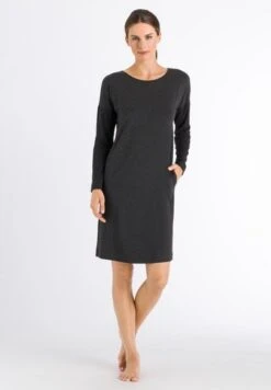 Natural Elegance Nightdress Caviar (076388) -Hanro natural elegance nightdress caviar 076388 2