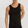 Natural Function Tank Top Black (073183) -Hanro natural function tank top black 073183