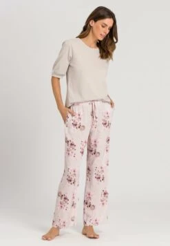 Natural Short Sleeve Shirt Sepia (078741) -Hanro natural short sleeve shirt sepia 078741 2