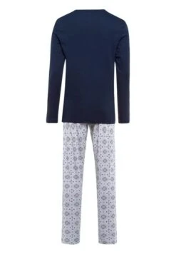 Night & Day Long Pyjama Round Ornament (075111) -Hanro night day long pyjama round ornament 075111 4