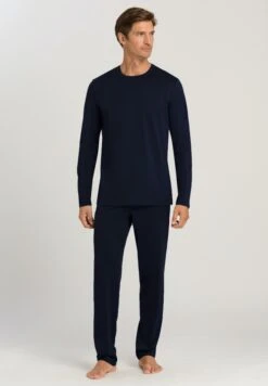 Night & Day Long Sleeve Black Iris (075431) -Hanro night day long sleeve black iris 075431 2