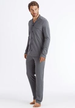 Night & Day Long Sleeve Pyjama Medium Melange (075587)