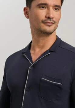 Night & Day Pyjama Set Black Iris (075586) -Hanro night day pyjama set black iris 075586 2