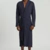 Night & Day Robe Black Iris (075438) -Hanro night day robe black iris 075438