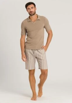 Night & Day Short Pants Desert Stripe (075117) -Hanro night day short pants desert stripe 075117 2