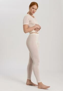 Pure Silk T-Shirt Pale Cream (071718) -Hanro pure silk t shirt pale cream 071718 2