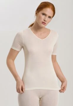 Pure Silk T-Shirt Pale Cream (071718)