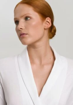 Robe Selection Jersey White (077302) -Hanro robe selection jersey white 077302 3