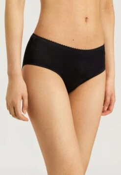 Satin Deluxe Panty Maxi Black (071061)