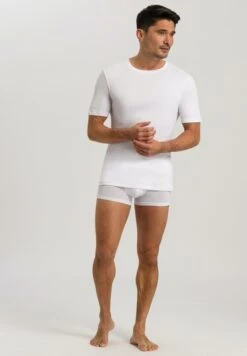 Sea Island Cotton Shirt White (073174) -Hanro sea island cotton shirt white 073174 2