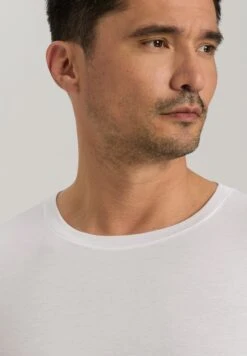 Sea Island Cotton Shirt White (073174) -Hanro sea island cotton shirt white 073174 3