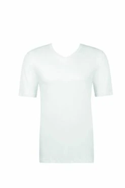 Sea Island Cotton V-Neck Shirt (073173) 7 Sea Island Cotton V-Neck Shirt (073173) -Hanro sea island cotton v neck shirt 073173 2