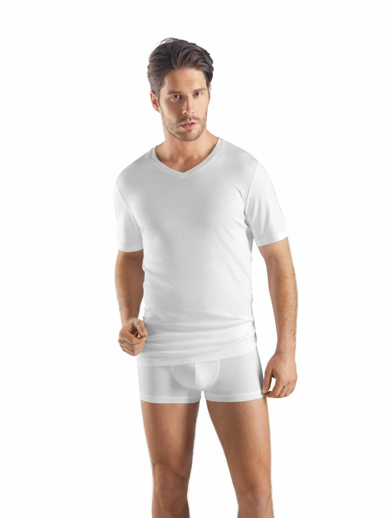 Sea Island Cotton V-Neck Shirt (073173) 3 Sea Island Cotton V-Neck Shirt (073173)