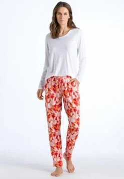 Sleep & Lounge Long Pants Sunny Flower Print (077882) -Hanro sleep lounge long pants sunny flower print 077882 2