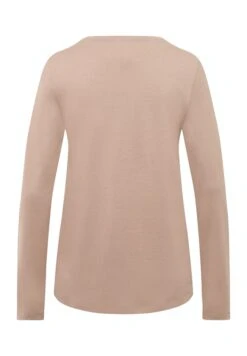 Sleep & Lounge Long Sleeve Shirt Mocha (077844) -Hanro sleep lounge long sleeve shirt mocha 077844 5