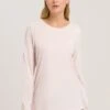Sleep & Lounge Long Sleeve Shirt Pink Mauve (077844) -Hanro sleep lounge long sleeve shirt pink mauve 077844