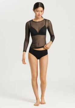 Smooth Illusion Long Sleeve Black (071298) 10 Smooth Illusion Long Sleeve Black (071298) -Hanro smooth illusion long sleeve black 071298 2