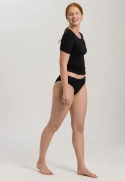 Soft Touch Shirt Black (071258) -Hanro soft touch shirt black 071258 2