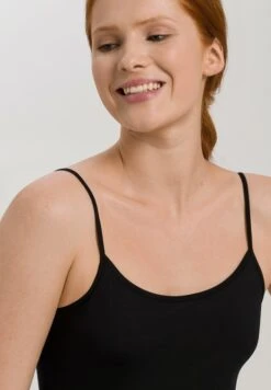 Soft Touch Spaghetti Top Black (071256) -Hanro soft touch spaghetti top black 071256 3