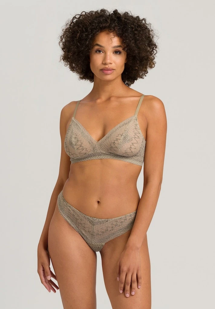 Thalie Soft Cup Bra Animal Lace Coriander (072940) 3 Thalie Soft Cup Bra Animal Lace Coriander (072940)