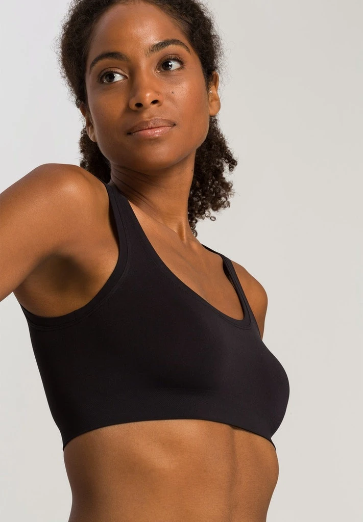 Touch Feeling Crop Top Black (071810) 5 Touch Feeling Crop Top Black (071810) - Afbeelding 3