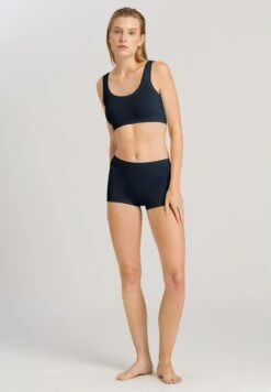 Touch Feeling Crop Top Midnight (071810) -Hanro touch feeling crop top midnight 071810 2