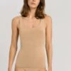Touch Feeling Tank Top Beige (071814) -Hanro touch feeling tank top beige 071814