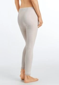 Woolen Lace Legging Vanilla (072847/072732) -Hanro woolen lace legging vanilla 072847 072732 1