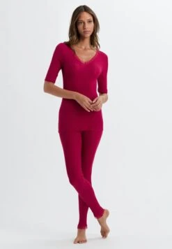 Woolen Lace Shirt Lucky Charm (072704) -Hanro woolen lace shirt lucky charm 072704 2