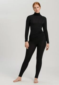 Woolen Silk Leggins Black (071422) 8 Woolen Silk Leggins Black (071422) -Hanro woolen silk leggins black 071422 2