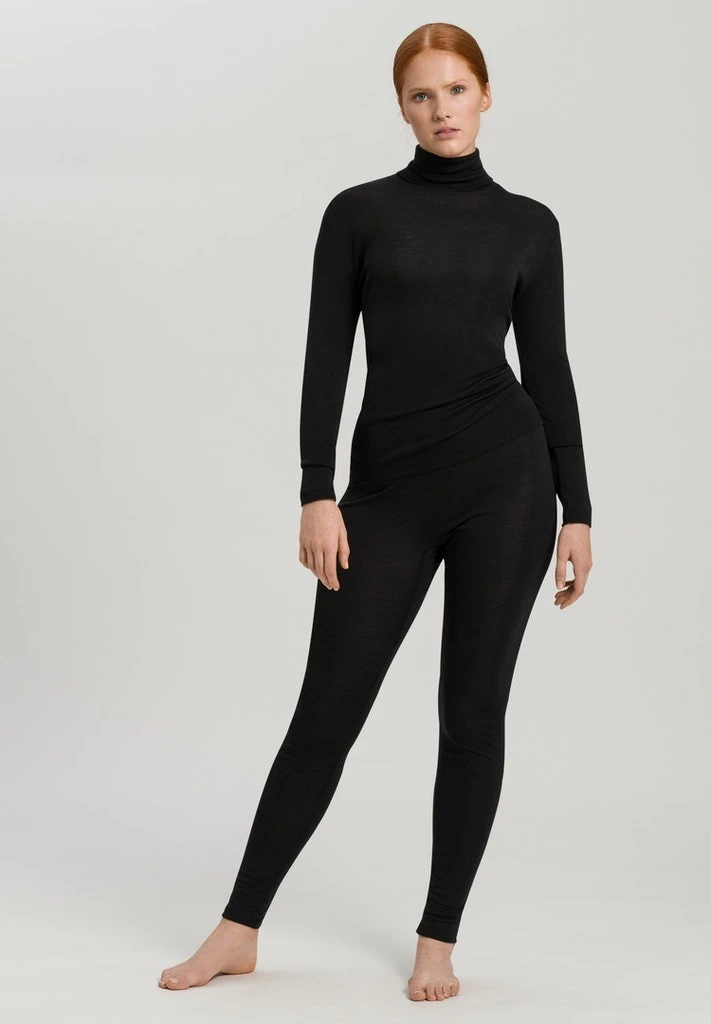 Woolen Silk Leggins Black (071422) 5 Woolen Silk Leggins Black (071422) - Afbeelding 3