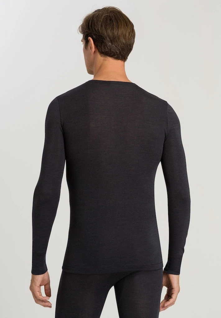 Woolen Silk Long Sleeve Anthracite (073402) 4 Woolen Silk Long Sleeve Anthracite (073402) - Afbeelding 2