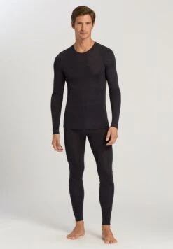 Woolen Silk Long Sleeve Anthracite (073402) 8 Woolen Silk Long Sleeve Anthracite (073402) -Hanro woolen silk long sleeve anthracite 073402 2