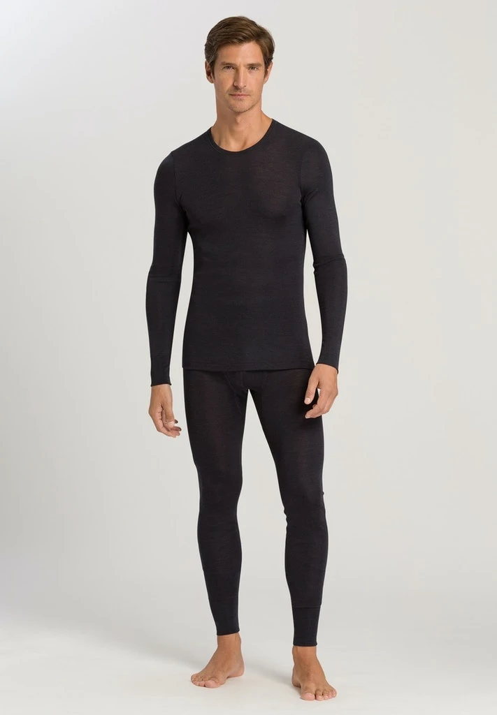 Woolen Silk Long Sleeve Anthracite (073402) 5 Woolen Silk Long Sleeve Anthracite (073402) - Afbeelding 3