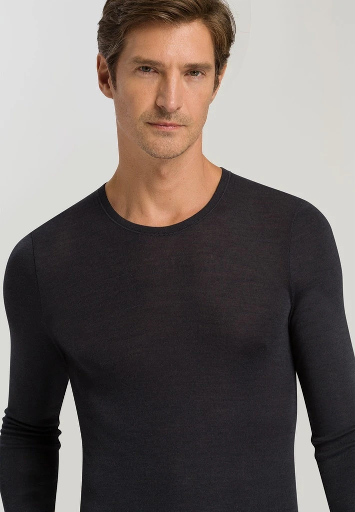 Woolen Silk Long Sleeve Anthracite (073402) 6 Woolen Silk Long Sleeve Anthracite (073402) - Afbeelding 4