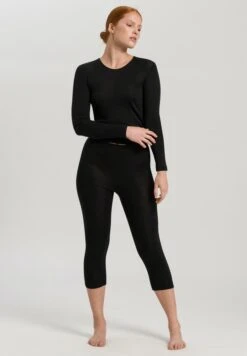 Woolen Silk Long Sleeve Black (071409) -Hanro woolen silk long sleeve black 071409 2