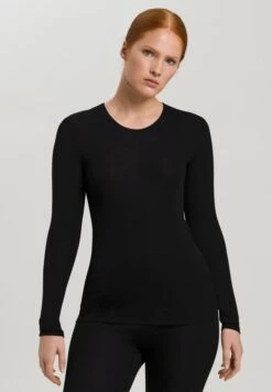 Woolen Silk Long Sleeve Black (071409)