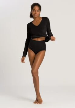 Woolen Silk Maxi Brief Black (071420) -Hanro woolen silk maxi brief black 071420 2