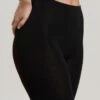 Woolen Silk Shortleg Pants Black (071421) -Hanro woolen silk shortleg pants black 071421
